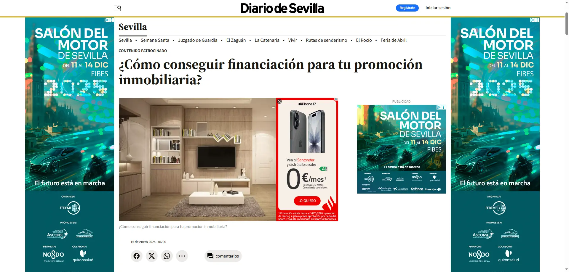 Diario de Sevilla — ¿Cómo conseguir financiación para tu promoción inmobiliaria?
