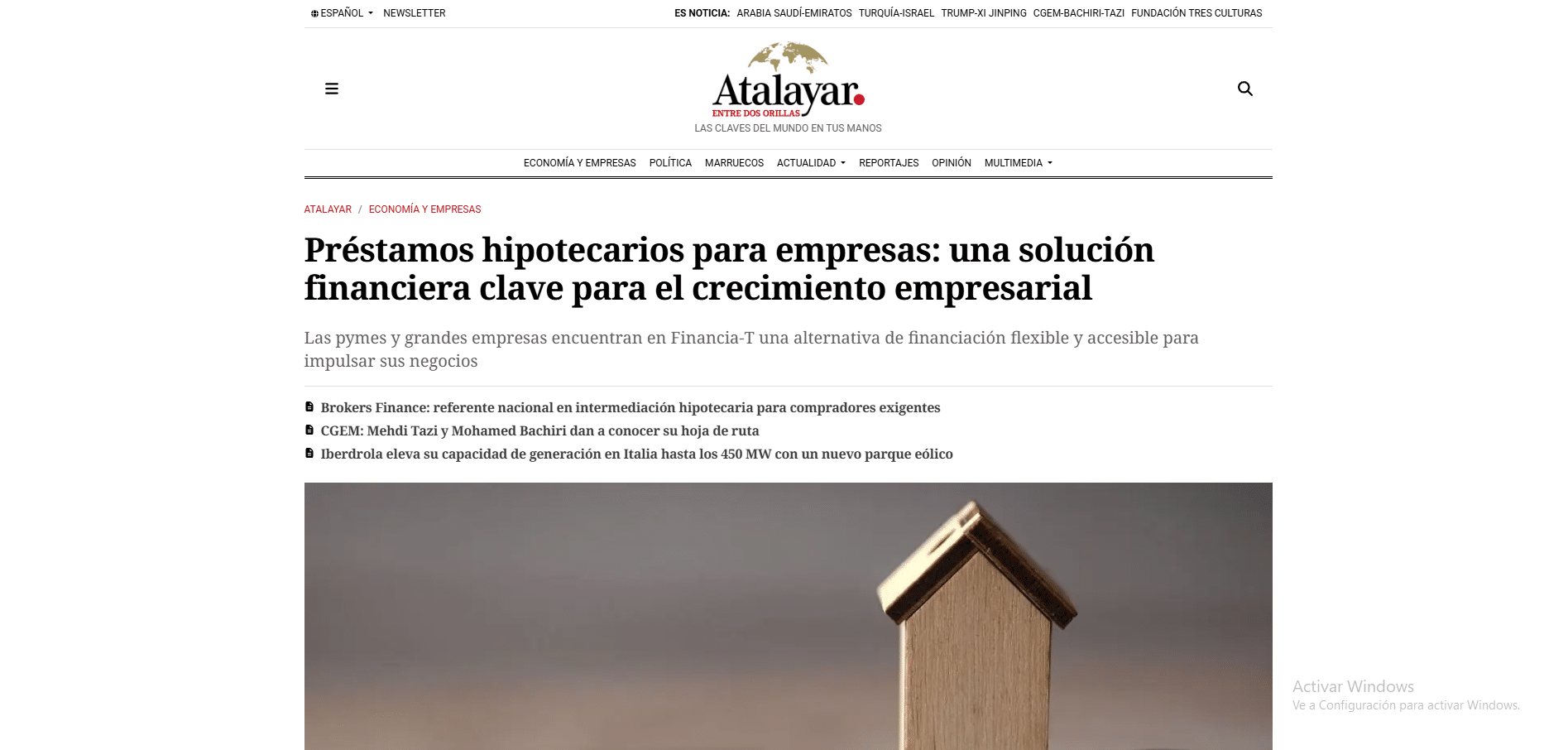 Atalayar — Préstamos hipotecarios para empresas: una solución financiera clave para el crecimiento empresarial